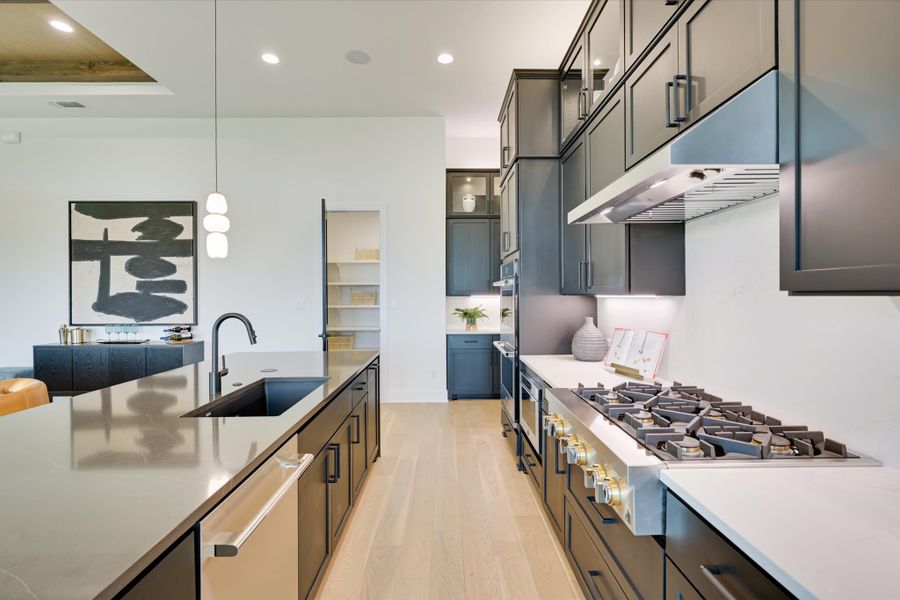 Furnished interior in a model home at Leander Estates in Leander (Image 33).