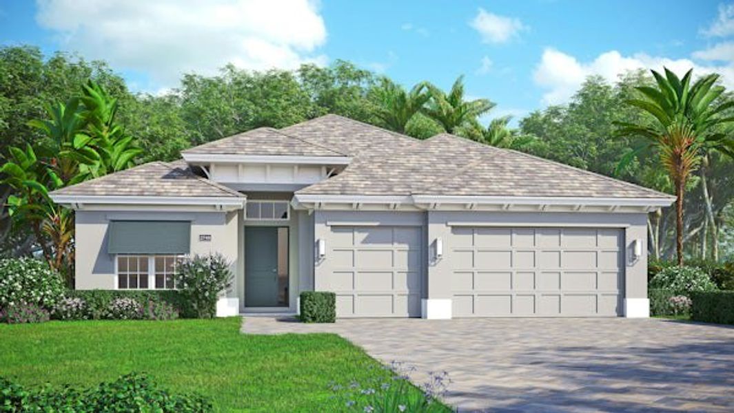 Front exterior of a home in the BELTERRA community, located in Port St. Lucie, FL (Image 67). Front exterior of a home in the BELTERRA community, located in Port St. Lucie, FL (Image 67).