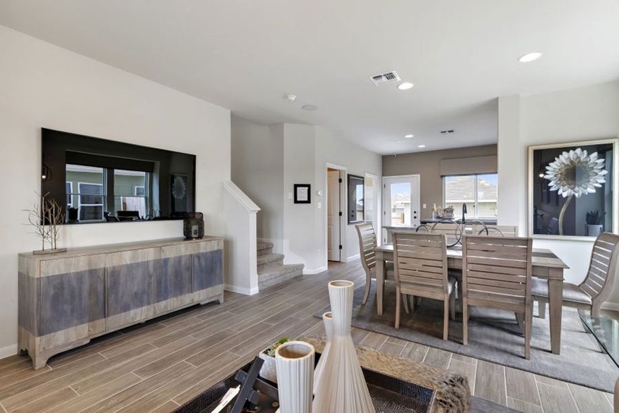 Furnished interior in a model home at Trace in San Marcos (Image 13). Furnished interior in a model home at Trace in San Marcos (Image 13).