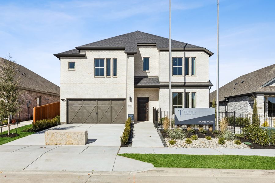 Morningstar Winters Model Home in Aledo TX by Trophy Signature Homes