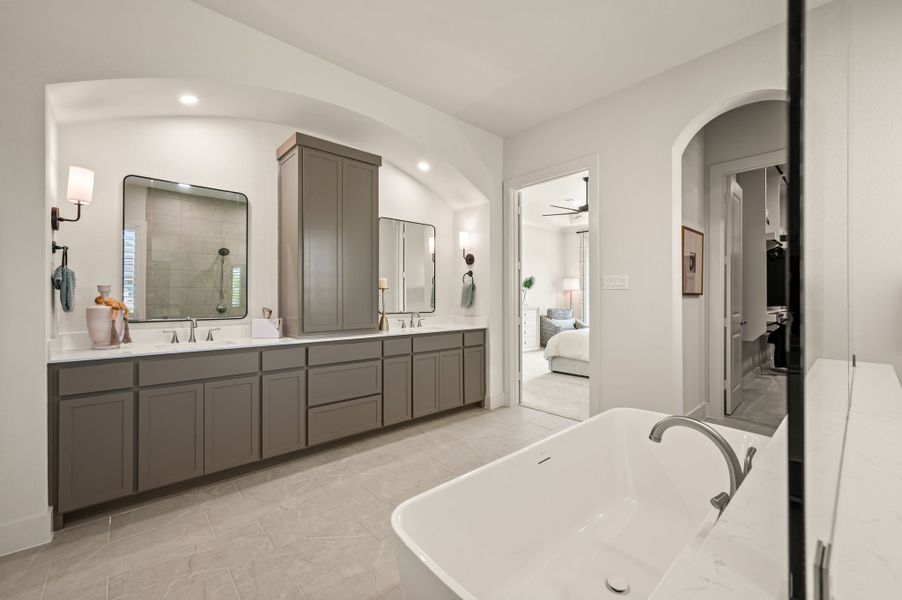 Furnished interior in a model home at NorthGlen in Haslet (Image 32). Furnished interior in a model home at NorthGlen in Haslet (Image 32).