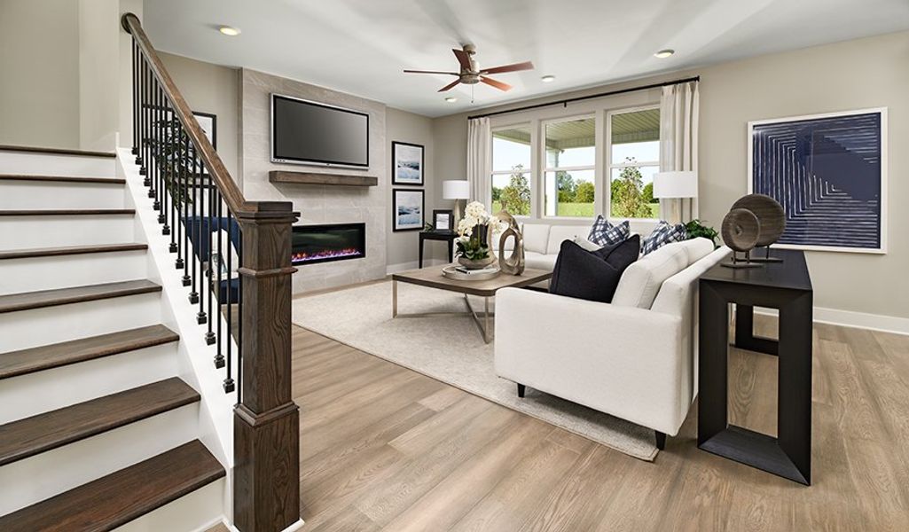 Furnished interior in a model home at Catelonia in Mount Juliet (Image 24).