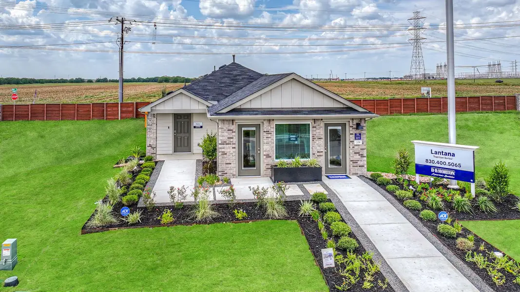 Front exterior of a home in the Lantana community, located in Lockhart, TX (Image 10).