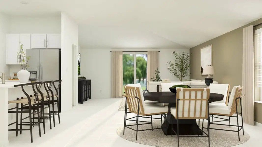 Furnished interior in a model home at Curiosity Creek: The Estates in Palmetto (Image 9).