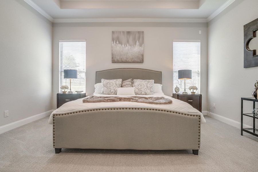 Furnished interior in a model home at Heritage in McLendon-Chisholm (Image 28). Furnished interior in a model home at Heritage in McLendon-Chisholm (Image 28).
