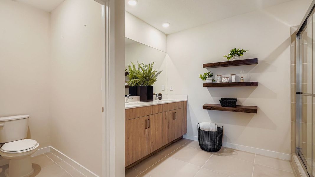 Furnished interior in a model home at Baywood II in Florida City (Image 13).