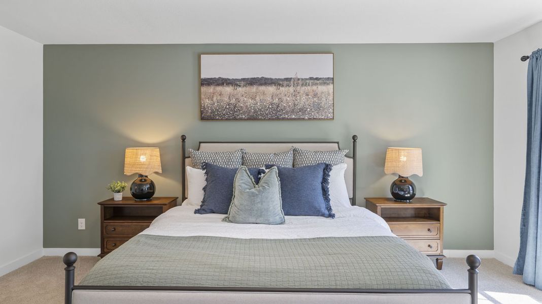 Furnished interior in a model home at Fox Hollow in Dalton (Image 15). Furnished interior in a model home at Fox Hollow in Dalton (Image 15).