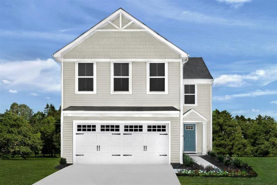 Front exterior of a home in the Liberty Grove Townhomes community, located in China Grove, NC (Image 4). Front exterior of a home in the Liberty Grove Townhomes community, located in China Grove, NC (Image 4).