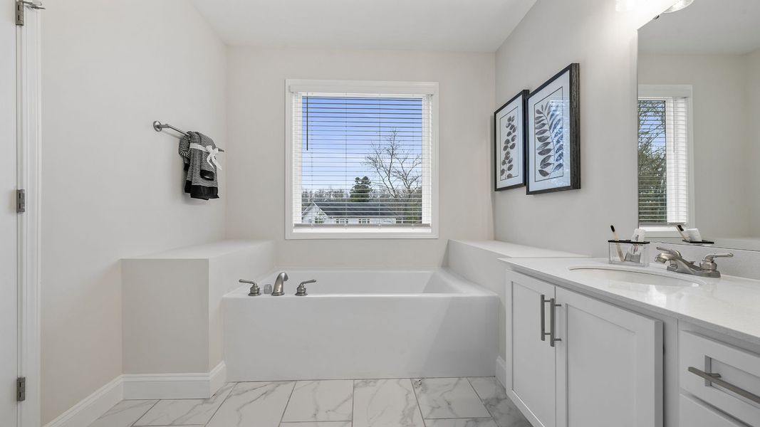 Furnished interior in a model home at Briargate in Fountain Inn (Image 28).