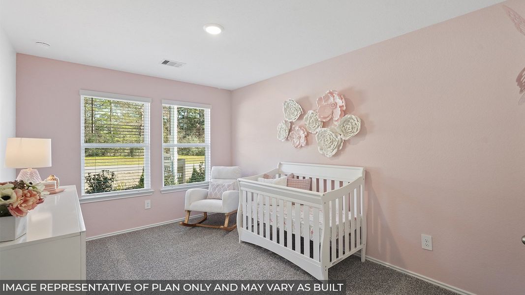 Furnished interior in a model home at East Williams Cove in Conroe (Image 10). Furnished interior in a model home at East Williams Cove in Conroe (Image 10).