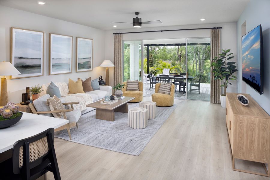 Furnished interior in a model home at Eastlyn in Bradenton (Image 10).