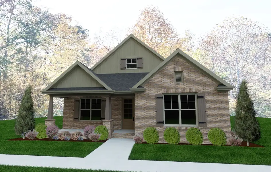 Front exterior of a home in the Bluebird Hollow community, located in Spring Hill, TN (Image 1). Front exterior of a home in the Bluebird Hollow community, located in Spring Hill, TN (Image 1).