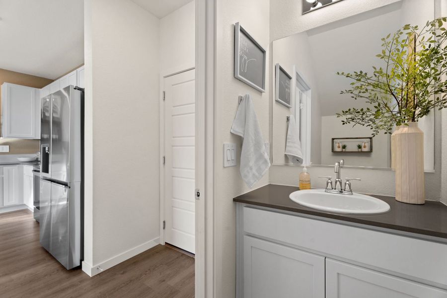 Furnished interior in a model home at Conestoga in Ault (Image 24).