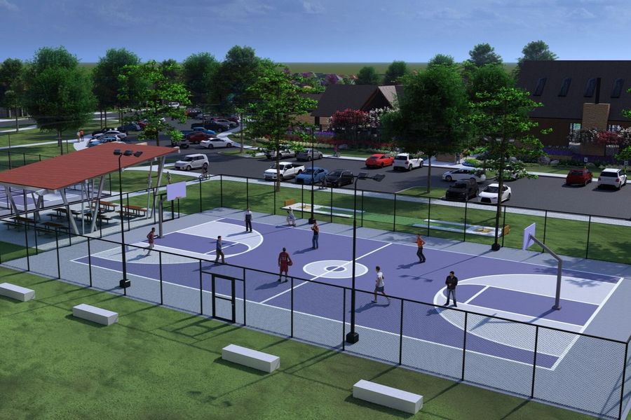 Amenity Center Rendering Amenity Center Rendering