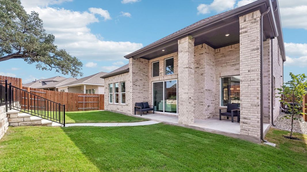 Exterior details of a home in The Enclave at Bar W Ranch, Leander (Image 7). Exterior details of a home in The Enclave at Bar W Ranch, Leander (Image 7).