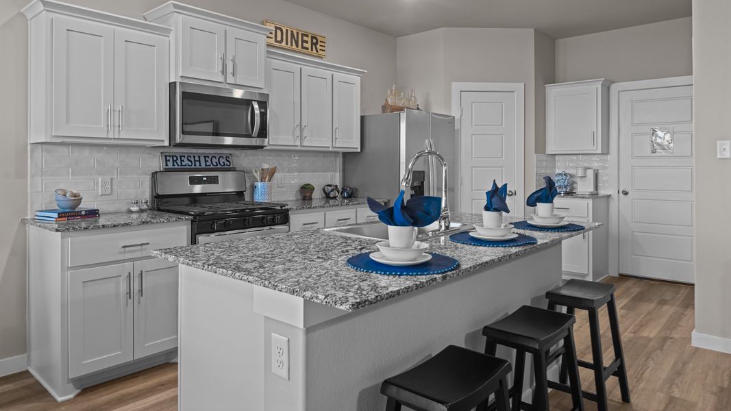 Furnished interior in a model home at Heritage Parks in Abilene (Image 12).