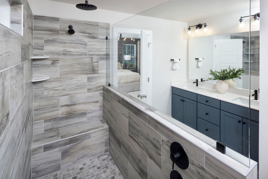 Furnished interior in a model home at Seagrass Landing in Lillington (Image 8). Furnished interior in a model home at Seagrass Landing in Lillington (Image 8).