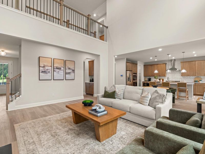 Furnished interior in a model home at Melody Lakeside Estates in Buford (Image 16). Furnished interior in a model home at Melody Lakeside Estates in Buford (Image 16).