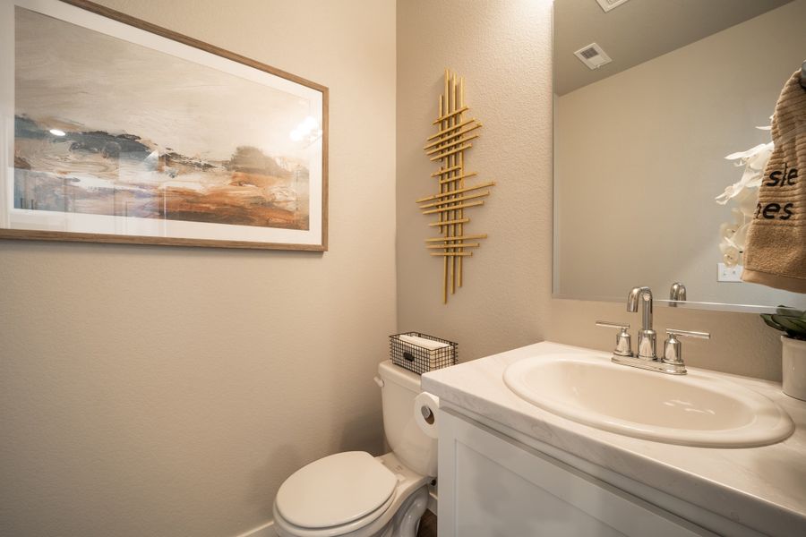 Silvercliff Model Half Bathroom