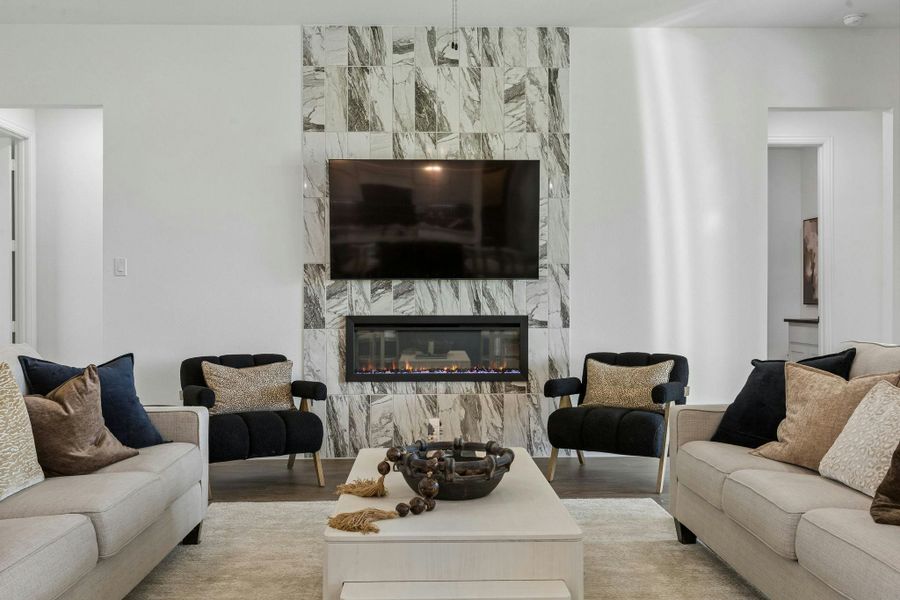 Furnished interior in a model home at Berkshire Estates in Mesquite (Image 8). Furnished interior in a model home at Berkshire Estates in Mesquite (Image 8).
