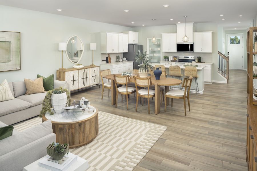 Photo representation of future townhome plan. Colors, finishes and options will vary.