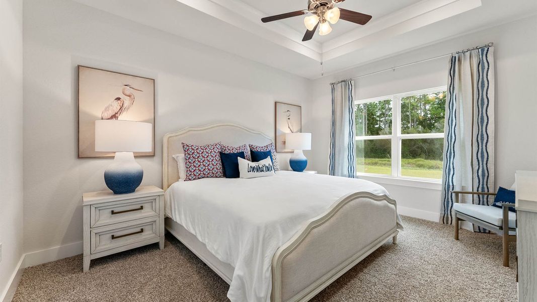 Furnished interior in a model home at Buffer Farms in Port Saint Joe (Image 16).