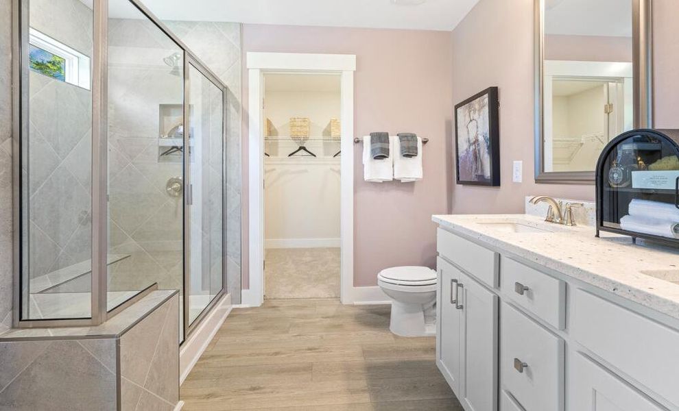 Furnished interior in a model home at Castlewood in Archer Lodge (Image 35). Furnished interior in a model home at Castlewood in Archer Lodge (Image 35).