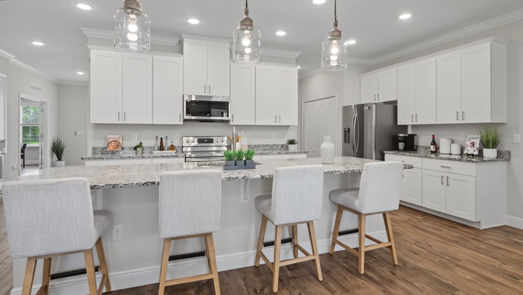 Furnished interior in a model home at Sebastian Highlands in Sebastian (Image 5).