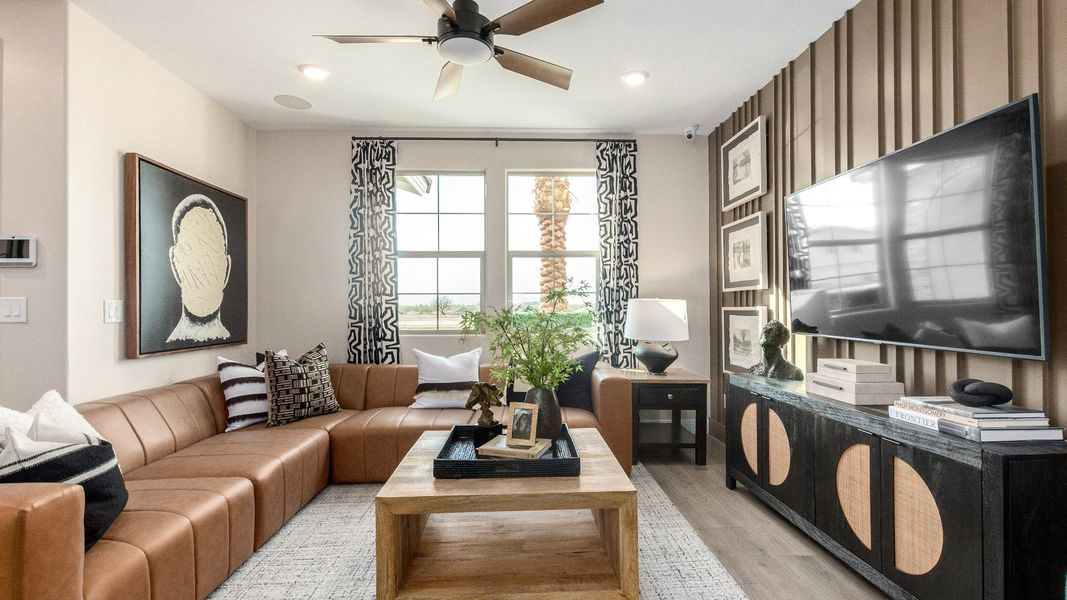 Furnished interior in a model home at Surprise City Center in Surprise (Image 15).