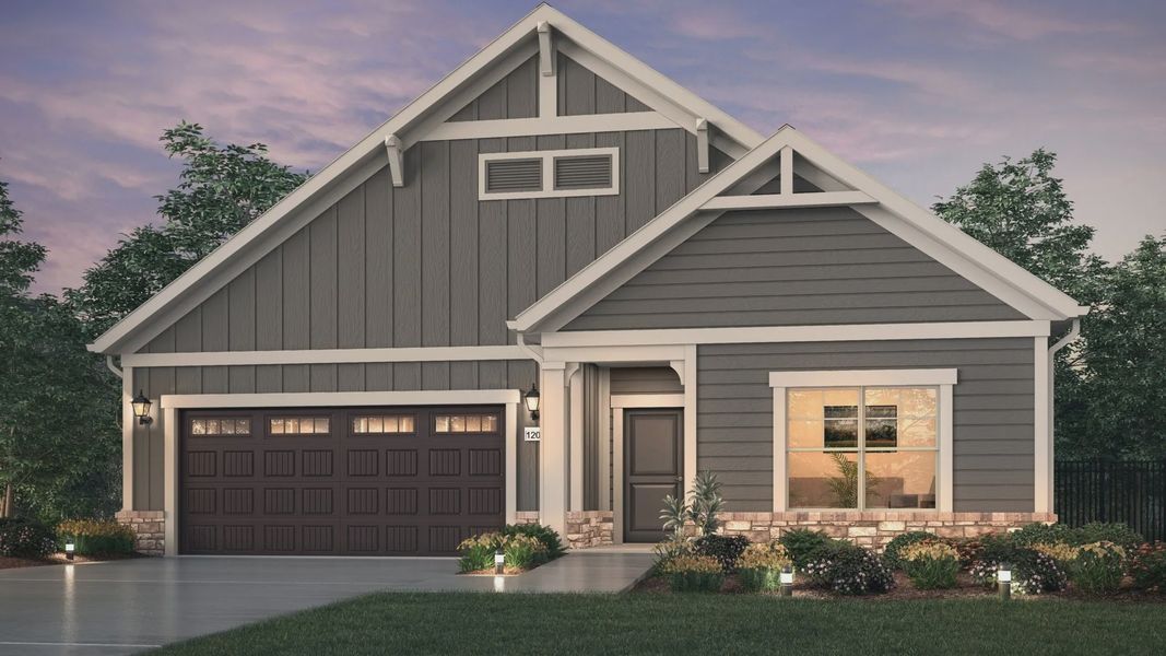 Front exterior of a home in the The Grove at Haven Hill community, located in Lenoir City, TN (Image 11).