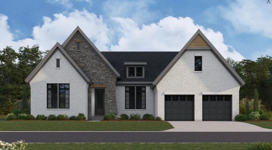 Front exterior of a home in the Watson at Flowers Plantation community, located in Clayton, NC (Image 4).