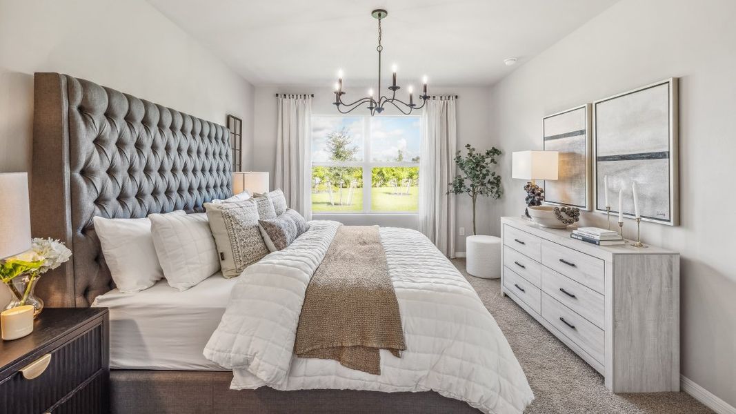 Furnished interior in a model home at Brighton Pointe in Fort Myers (Image 13). Furnished interior in a model home at Brighton Pointe in Fort Myers (Image 13).
