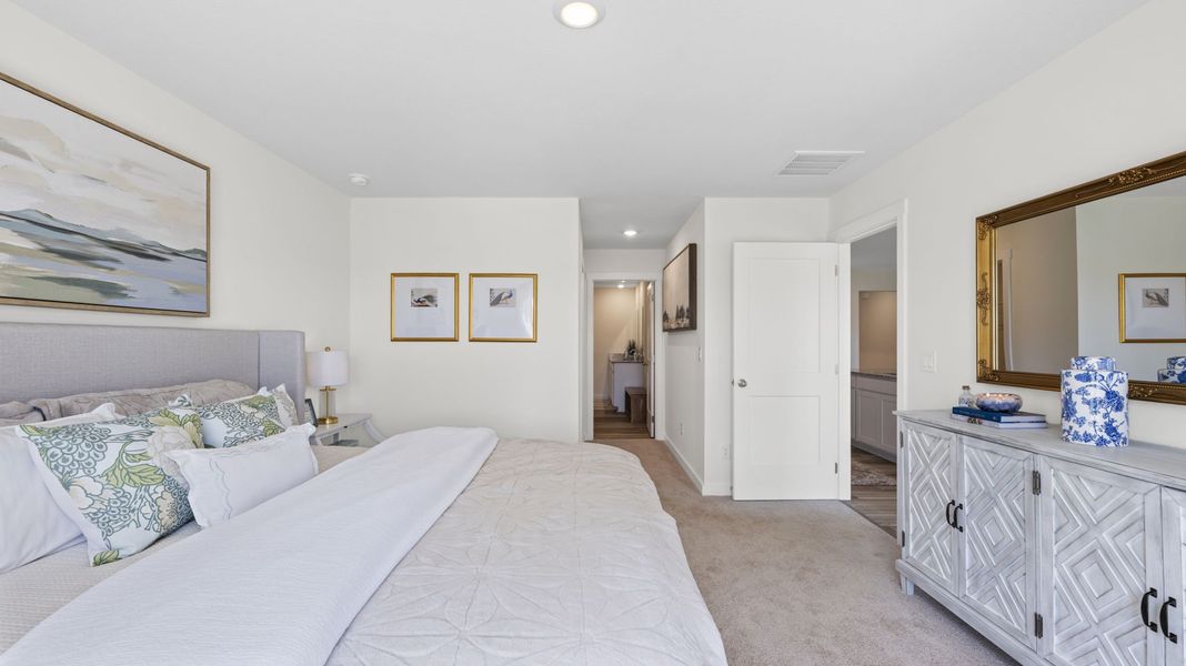 Furnished interior in a model home at Prairie Pass Express in Apison (Image 26).