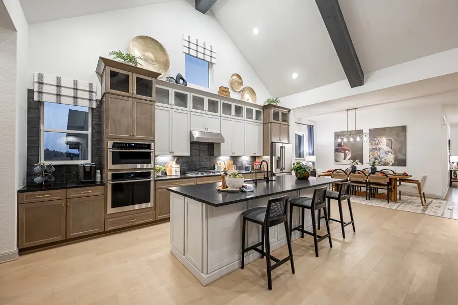 Furnished interior in a model home at Windsong - Reserve Series in Boerne (Image 6).