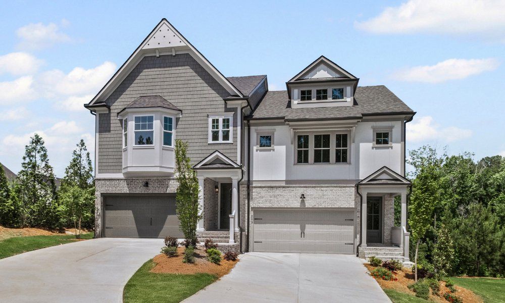 Front exterior of a home in the The Retreat At River Green community, located in Canton, GA (Image 3).