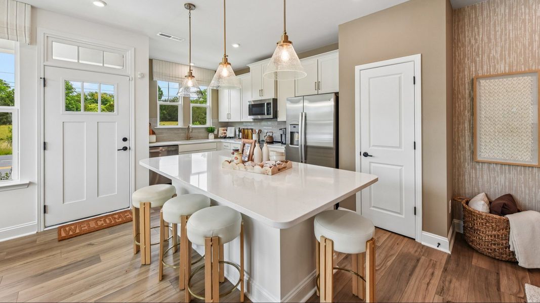 The Rochester Plan by DRB Homes in Odell Park Charlotte NC -Kitchen