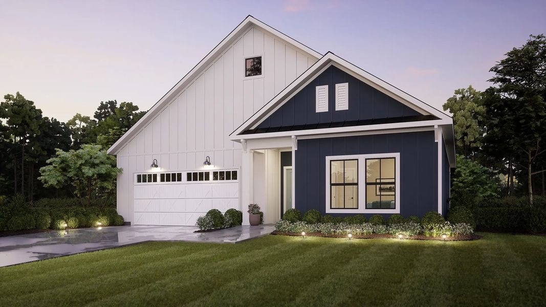 Front exterior of a home in the Lakeside at Millican Reserve community, located in College Station, TX (Image 2). Front exterior of a home in the Lakeside at Millican Reserve community, located in College Station, TX (Image 2).