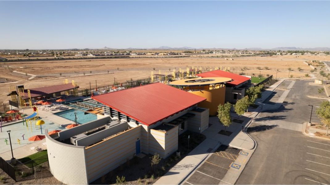 Community center and pool