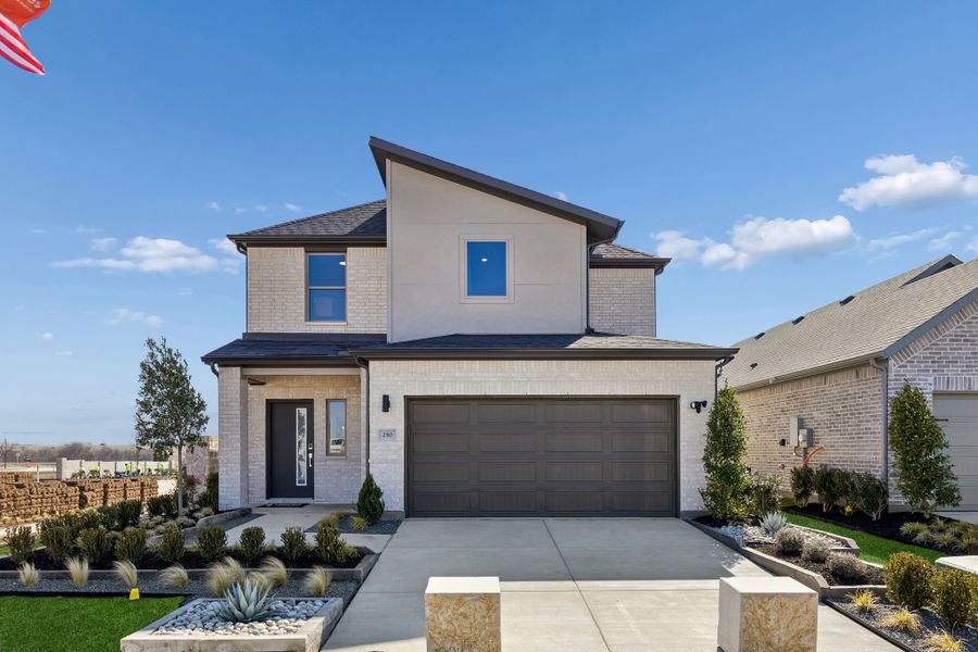 Nicholson Ranch Magnolia Model Home in Lavon TX by Trophy Signature Homes
