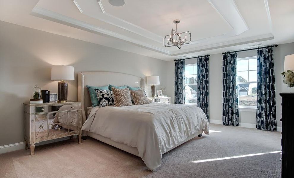 Furnished interior in a model home at Villas at Dawsonville in Dawsonville (Image 31).