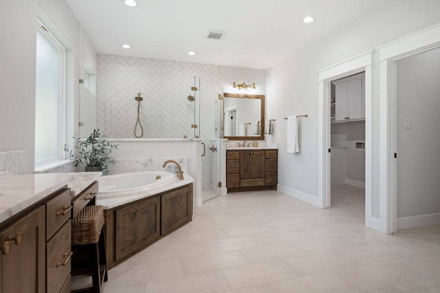 Furnished interior in a model home at Greenbrier in Bryan (Image 18). Furnished interior in a model home at Greenbrier in Bryan (Image 18).
