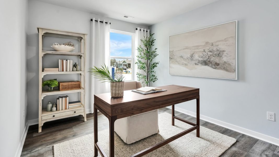 Furnished interior in a model home at Lockwood Landing in Supply (Image 20). Furnished interior in a model home at Lockwood Landing in Supply (Image 20).