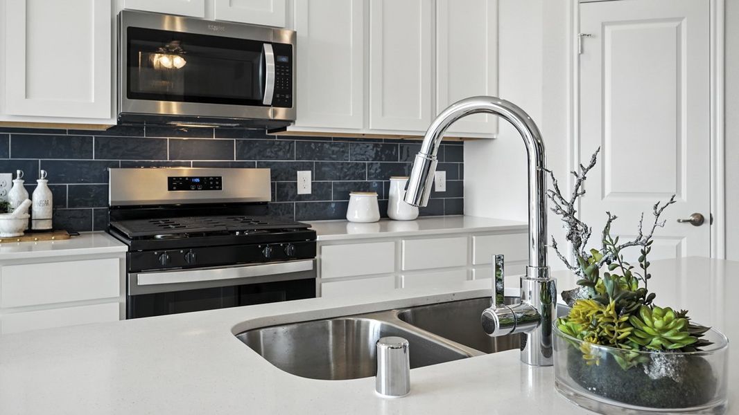 Furnished interior in a model home at Morning Ridge in Princeton (Image 7).