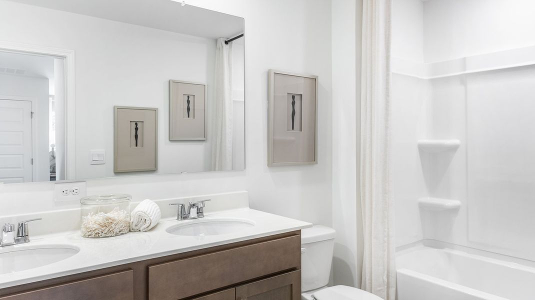 Furnished interior in a model home at Harvest Park in Decatur (Image 16). Furnished interior in a model home at Harvest Park in Decatur (Image 16).