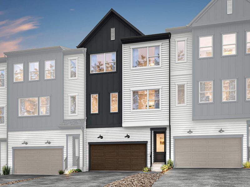 Front exterior of a home in the Archer Row community, located in Charlotte, NC (Image 6).