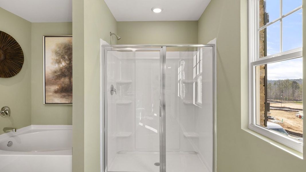 Furnished interior in a model home at Brooks Village in Dacula (Image 21).