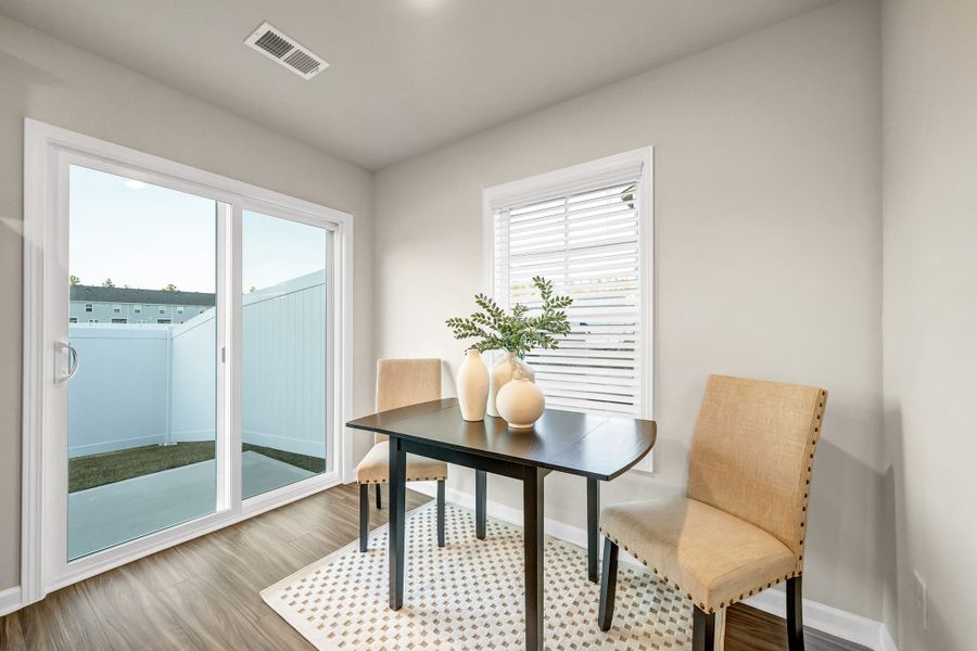 Furnished interior in a model home at Village at Boulware in Lugoff (Image 10).