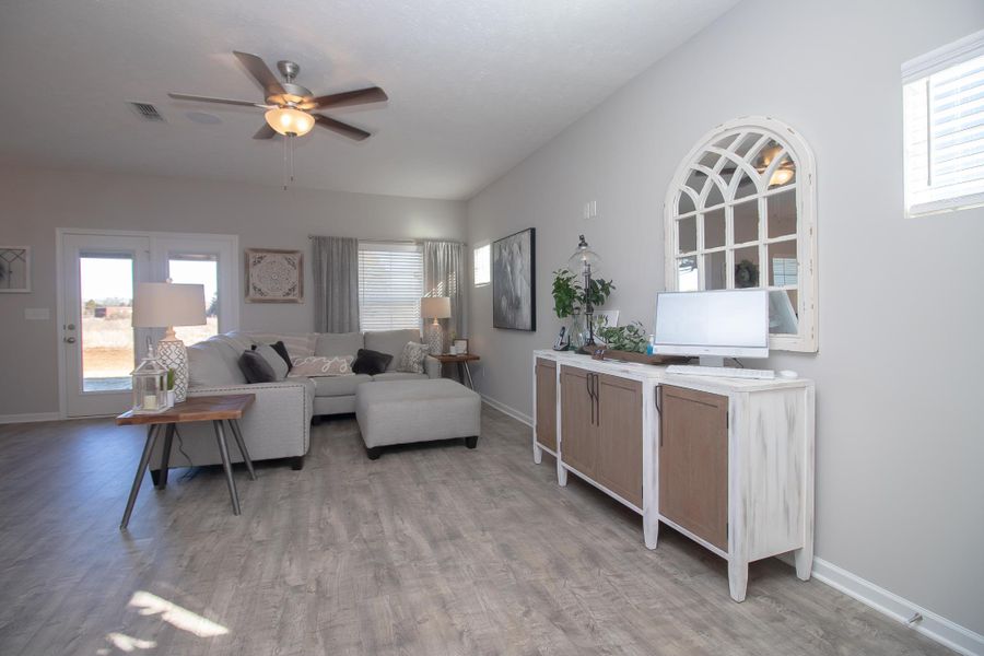 Furnished interior in a model home at Jackson Towne in Murfreesboro (Image 27). Furnished interior in a model home at Jackson Towne in Murfreesboro (Image 27).