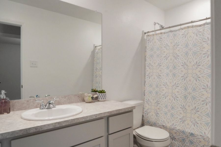 Furnished interior in a model home at The Villages at Westpointe in Dayton (Image 21). Furnished interior in a model home at The Villages at Westpointe in Dayton (Image 21).