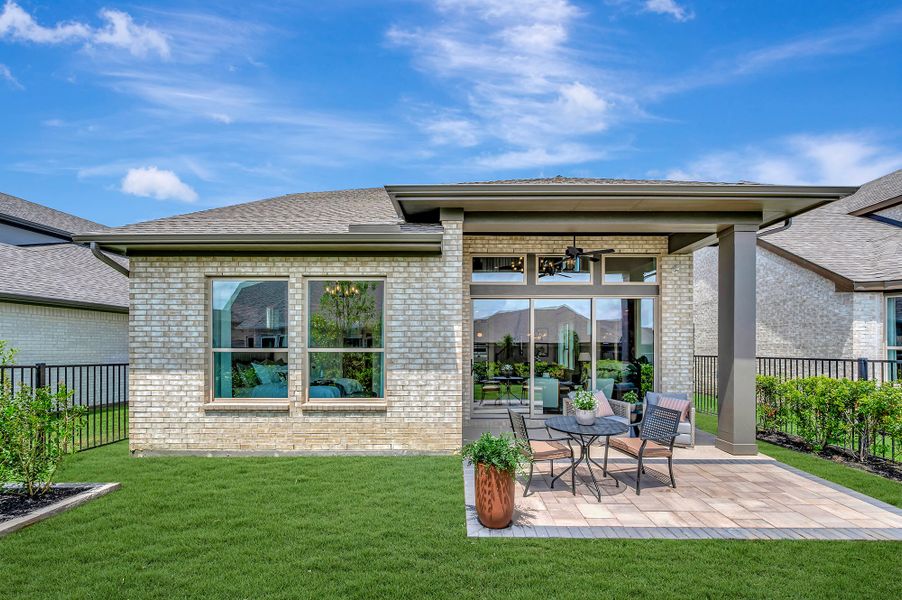 Exterior details of a home in Prairieland Village - Grove Collection, Cypress (Image 7). Exterior details of a home in Prairieland Village - Grove Collection, Cypress (Image 7).